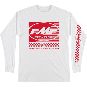 FMF Metal Works Long-Sleeve T-Shirt - White - Medium HO24119901WHTMD