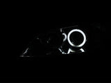 ANZO 2004-2008 Mazda 3 Projector Headlights w/ Halos Chrome 121211