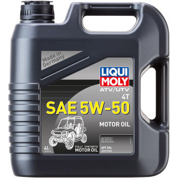 LIQUI MOLY ATV/UTV 4T Engine Oil - 5W-50 - 4L 20214