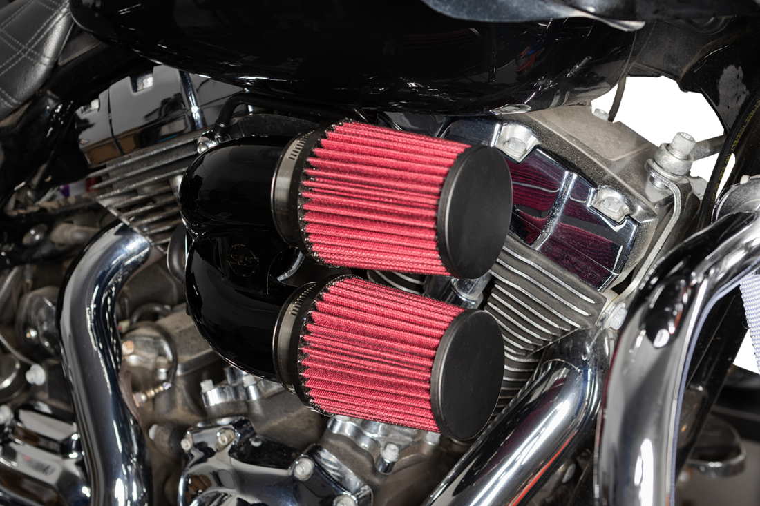 Filtro de aire S&amp;S CYCLE T/I - Negro - Twin Cam 170-0637A