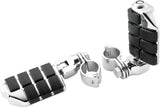Kuryakyn Dually ISO  Pegs With 1-1/4inch Clamp Chrome (Pair) 7992