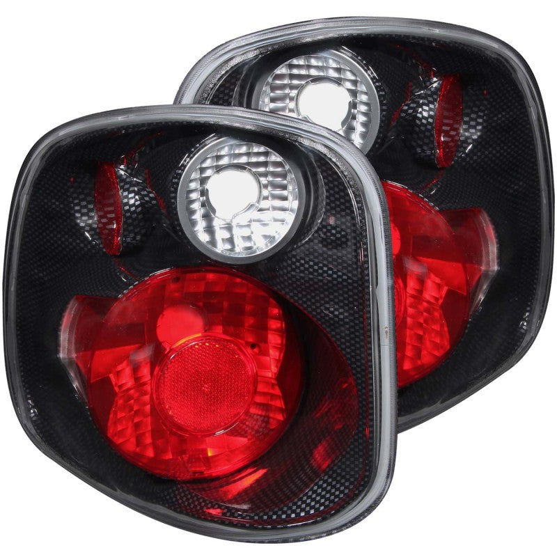 ANZO 2001-2003 Ford F-150 Taillights Carbon 211067