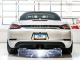 AWE Tuning Porsche 718 Boxster / Cayman SwitchPath Exhaust (PSE Only) - Diamond Black Tips 3025-33020