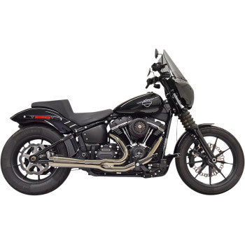 BASSANI XHAUST 2:1 Exhaust - Black Chrome  1S72M