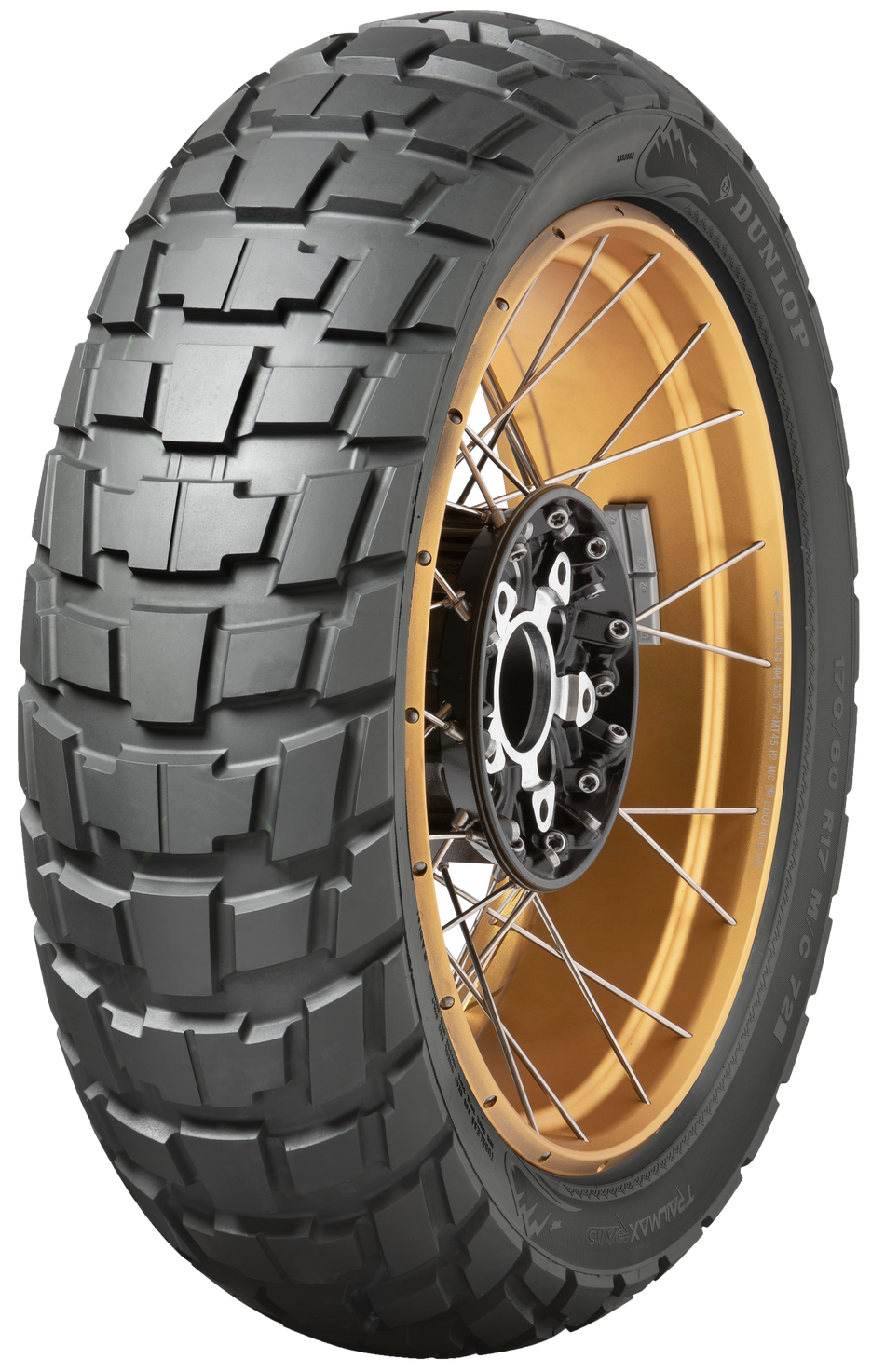 DUNLOP Tire Trailmax Raid Rear 130/80-17 65s Bias Tl 45260403