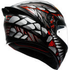 AGV K1 S Helmet - Lyzard - Matte Black/Gray/Red - Medium 2118394003-044-M