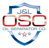 J&L 2024 Ford Mustang GT w/ Whipple Supercharger Oil Separator 3.0 PCV Side - Black Anodized 3092P-B