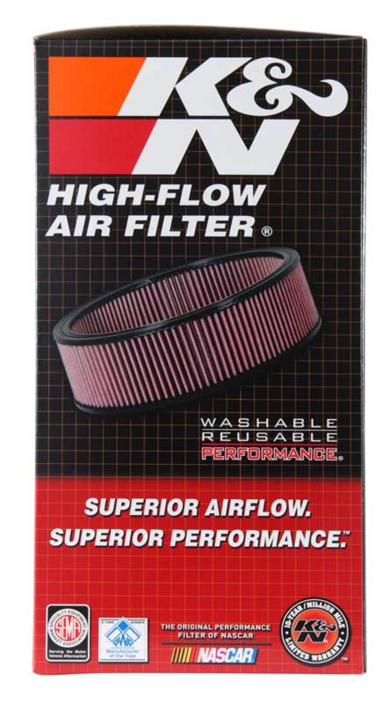 K&N Replacement Air Filter Round 9in OD 7-1/2in ID 5in H E-3650