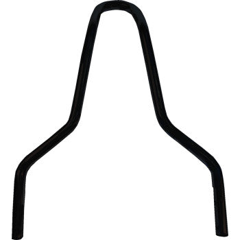 DRAG SPECIALTIES Round Sissy Bar - Black - 11"H  1501-0778