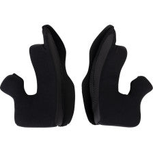 MOOSE RACING Air Intake Cheek Pads - Black - XL 0134-3199