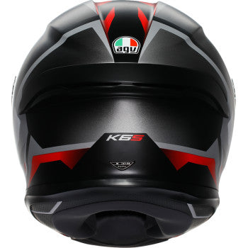AGV K6 S Helmet - Karve - Matte Black/White/Red - Small 2118395002-025-S