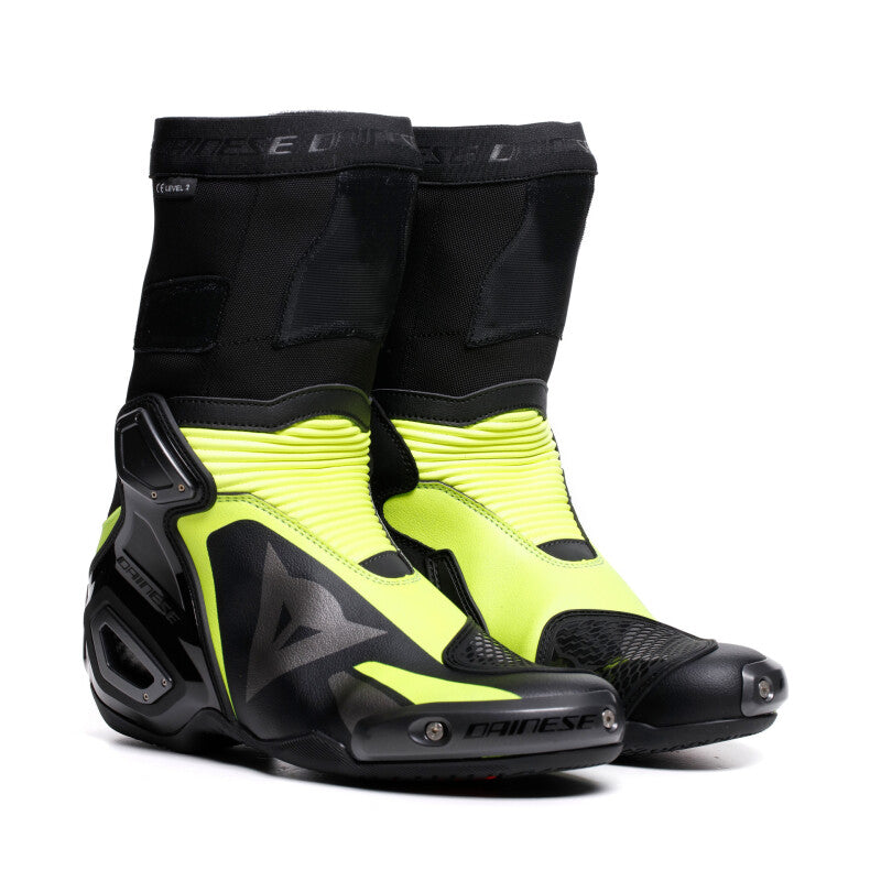 Dainese Axial 2 Boots Black/Yellow Fluorescent Size - 42 2017900052-620-42