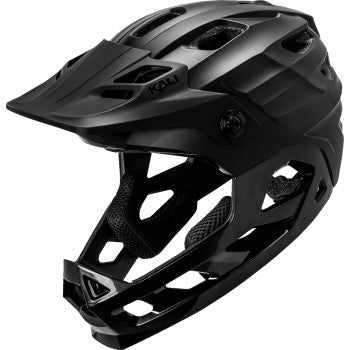 KALI Child Maya Full Face Helmet - Race - Black - OS 0221924112