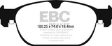 EBC 2017+ Volvo S90 2.0L Turbo Redstuff Front Brake Pads DP32260C