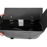 WILLIE & MAX LUGGAGE Blackjack Swingarm Bag - Black - Triangulated - Left 59919-00