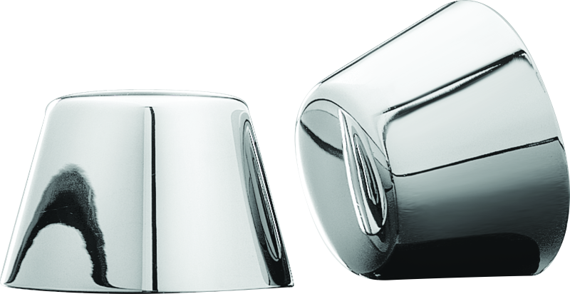 Kuryakyn Front Axle Nut Caps Chrome 1201