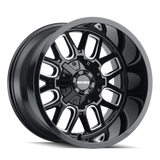 Mayhem 8107 Cogent 20x10 / 6x135 BP / -24mm Offset / 106mm Hub Black w/ Milled Spokes Wheel