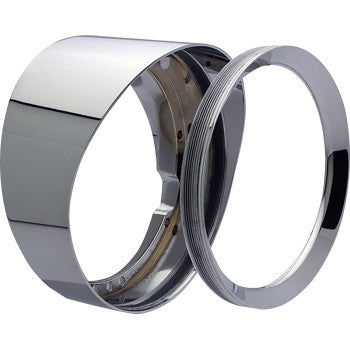 HEADWINDS Headlight Bezel - 10" - Mariah - Chrome 1-7029MCA-10