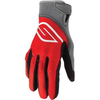 SLIPPERY Circuit Gloves - Red/Charcoal - 2XL 3260-0431