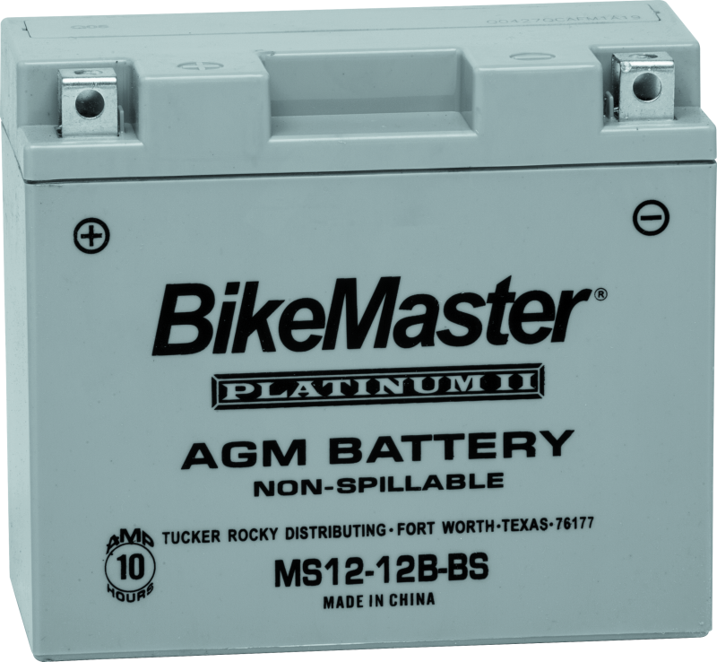 BikeMaster AGM Battery - MS12-12B-BS 780762