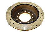 DBA Toyota Cruiser Rear Drilled & Slotted 4000 Series Rotor