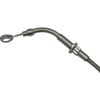FAT BAGGERS EZ Install Upper Clutch Cable - FLTR/FLHX '21-'23 - +4" - Braided 118004