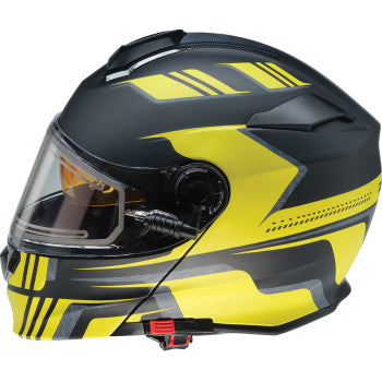 Z1R Solaris 2.0 Helmet - First Tracks - Electric - Dual Pane - Black/Hi-Viz - Small 0120-0838