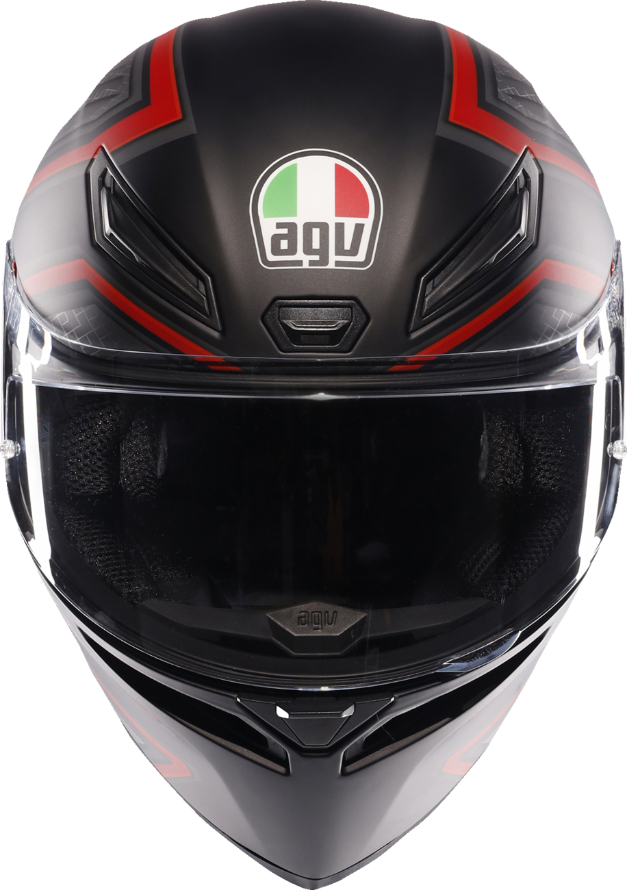 AGV K1 S Helmet - Sling - Matte Black/Red - XL 2118394003-038-XL