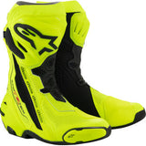 ALPINESTARS Supertech R Vented Boots - Fluorescent Yellow/Black - US 7.5 / EU 41 2220121-551-41