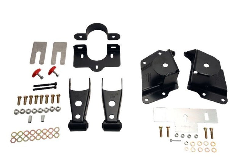 Belltech SHACKLE AND HANGER KIT 99-06 GM/GMC 1500 EXT CAB 4inch 6514