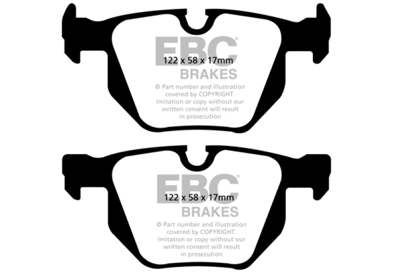 EBC 13+ BMW X1 3.0 Turbo (35i) Ultimax2 Rear Brake Pads UD1170