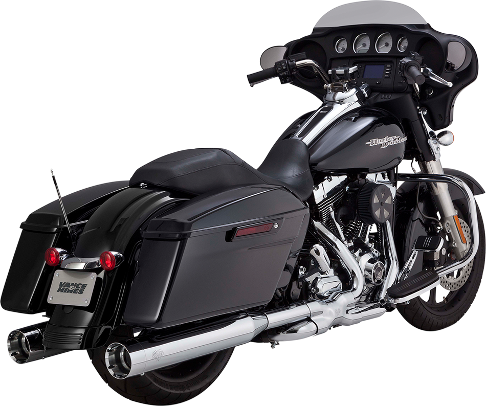 VANCE & HINES 4.5" Mufflers - Chrome - Titan 16549