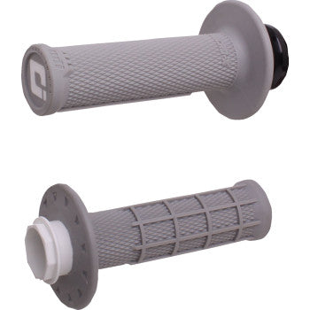 ODI Micro-X Half-Waffle v2 Lock-On Grips - Gray/Silver KTM SX 50/65   H36MXG