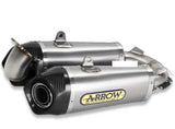 Arrow Ducati Panigale 899/1199/199s-R Homologa Ted Silenciadores Titanium Rh+Lh Works Con Tapa De Carbono Para Colectores Originales 71836pk