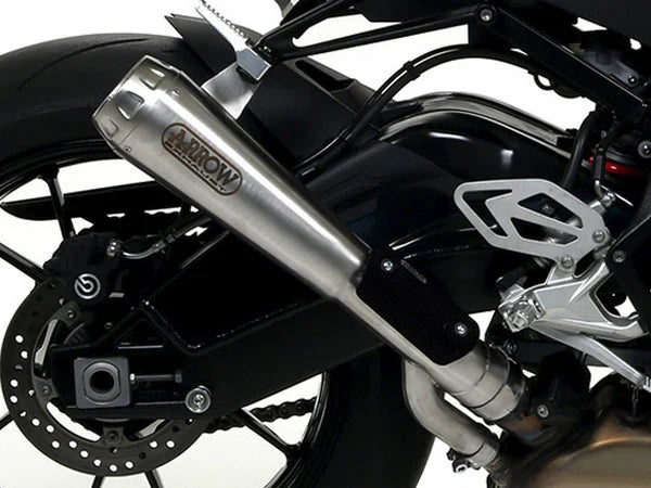 Arrow BMW S1000RR '17 Homologierter Nichrom Pro Race Schalldämpfer mit geschweißtem Verbindungsrohr für Original- und Arrow-Sammler 71868pri