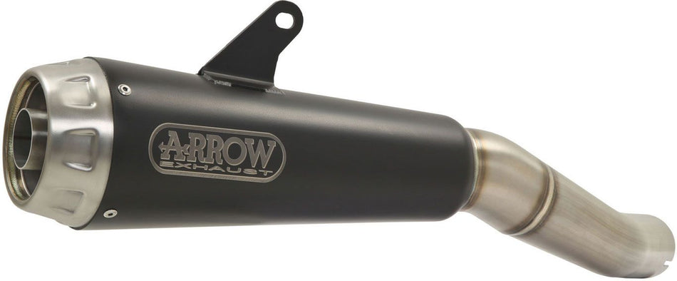 Arrow Pro-Race Slip-on-Auspuff, Nichrom dunkel für Kawasaki Z400 2019-2024 71874PRN