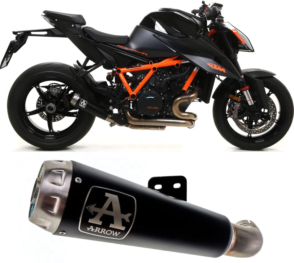 Arrow Ktm 1290 Super Dure R '20 Homologated Nichrom Dark Pro-Race Silencer For Original Collectors 71916prnr