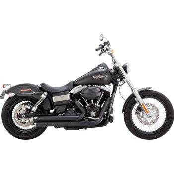 VANCE &amp; HINES Big Shots Staggered Auspuffsystem - Mattschwarz 47958 