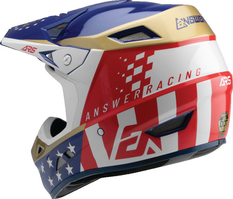 Answer AR5 Rally Helmet Mips Red/White - Small 446332