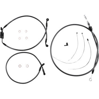 MAGNUM SHIELDING KARBONFIBR Designer Handlebar Installation Kit - 6" - FXLR/FXFB/S 7871126