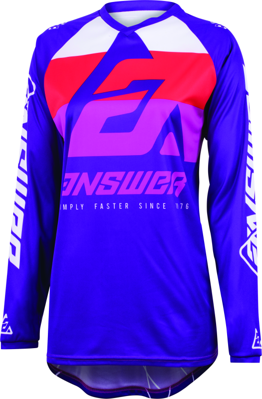 Answer 23 Syncron CC Jersey Purple/White/Red Womens - XS 447317