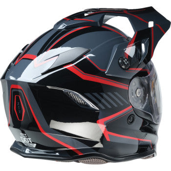 Z1R Range 2.0 Snow Helmet - Rotor - Black/Red - Large 0101-17232
