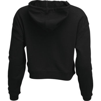 THOR Women's Noise Pullover Crop Hoodie - Black - Medium  3051-1246