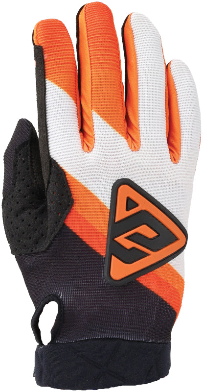 Answer 25 Peak Flo Gloves Black/Hyper Orange/White - XS 442800