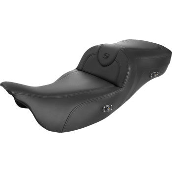 SADDLEMEN Roadsofa Extended Reach Heated Seat - Black - w/o Backrest 808-07B-188HCT