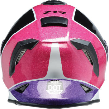 Z1R Youth Warrant 2.0 Snow Helmet - Fresh Pow - Pink/Purple - Small 0122-0135