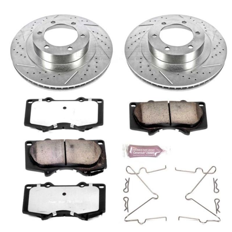 Power Stop 03-09 Lexus GX470 Front Z36 Truck & Tow Brake Kit K2421-36