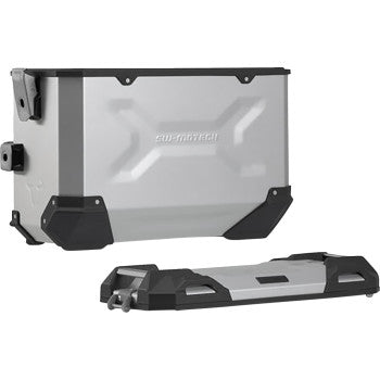 SW-MOTECH TRAX ADV Aluminum Case System - Silver - Ducati Multistrada V4 '21-'24 KFT.22.822.70300/S
