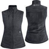 GERBING HEATED CLOTHING Women's 7V Thermite Heated Fleece Vest 2.0 - Gray - XL GERTFVST7VWGXL