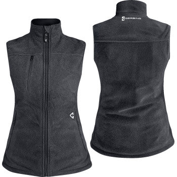 GERBING HEATED CLOTHING Women's 7V Thermite Heated Fleece Vest 2.0 - Gray - Medium GERTFVST7VWGM
